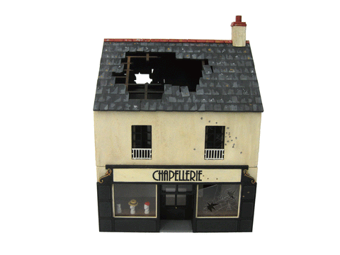 28mm 1:56 "Chapellerie" hat shop