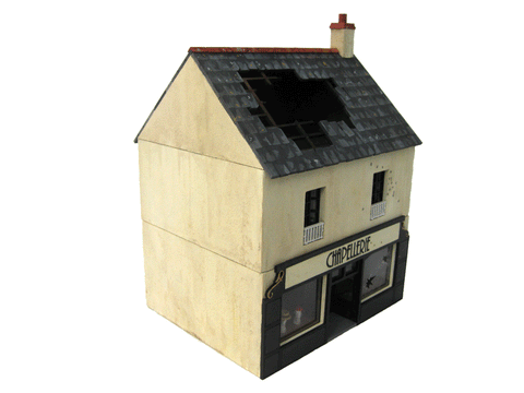 28mm 1:56 "Chapellerie" hat shop