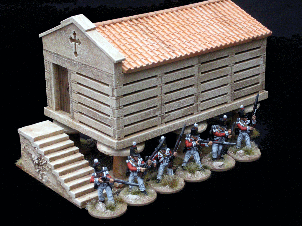 28mm 1:56 "Pantile Granary"