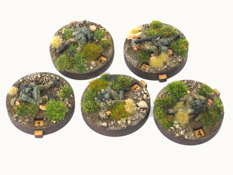 "Dial Counters" pin markers / gaming aid (5 piece set)