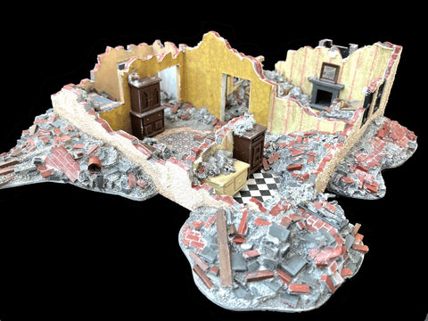28mm 1:56 "Ruined House 4"