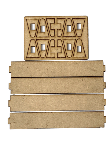 Sci-Fi "Low Walls" set of 4