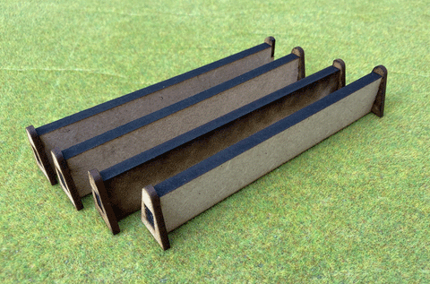 Sci-Fi "Low Walls" set of 4