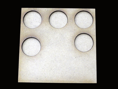 5 Man Artillery Movement Tray 1 (for 1p bases)