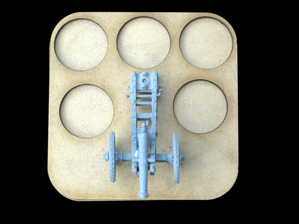 Artillery Movement Tray 1 (25mm bases)