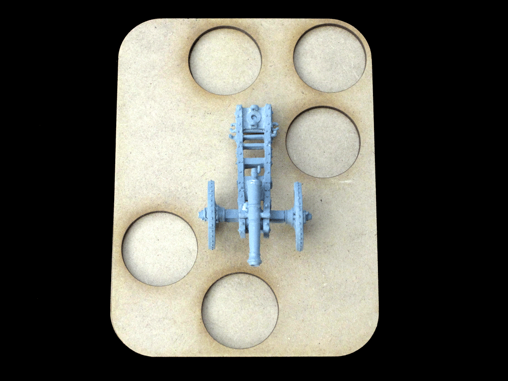 Artillery Movement Tray 2 (25mm bases)