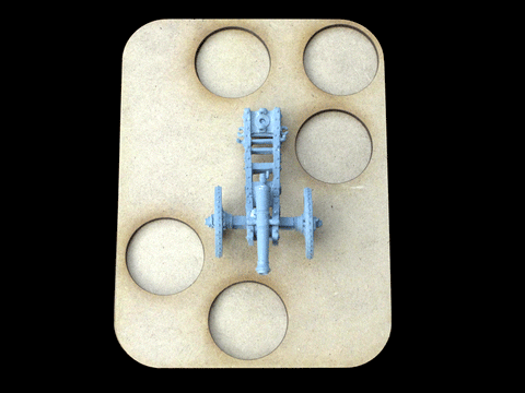 Artillery Movement Tray 2 (25mm bases)