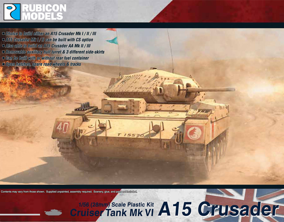 Allied : Rubicon 28mm 1/56 : A15 Crusader (280025)