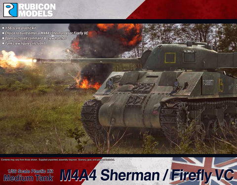 Allied : Rubicon 28mm 1/56 : M4A4 Sherman / Firefly VC (280088)