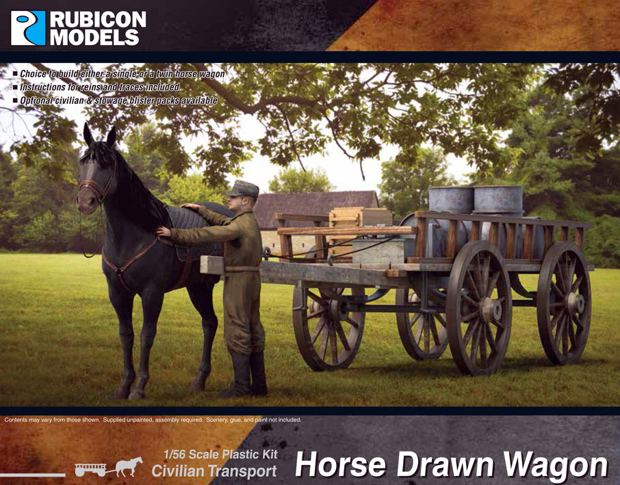 Any: Rubicon 28mm 1/56 : Horse Drawn Wagon (280090)