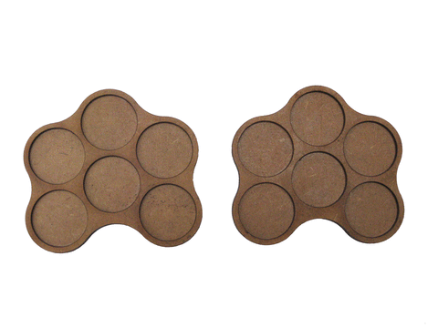 6/12 Man Skirmish Movement Trays "C" for 25mm bases.