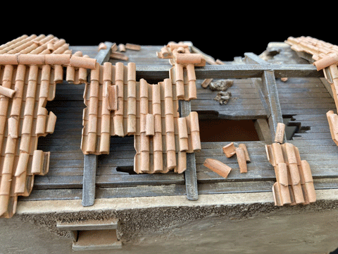 28mm 1:56 "Pantile Ruin A"