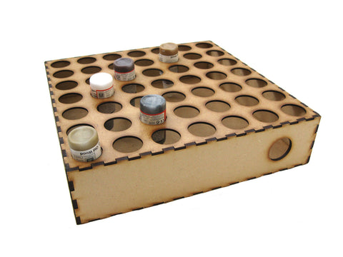 Paint Stand for 49 bottles of Vallejo "dropper style" paint