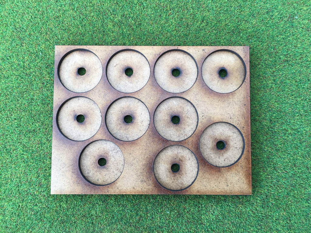 10 Man Loose Order Movement Tray AM (based on UK 1p) with magnet holes