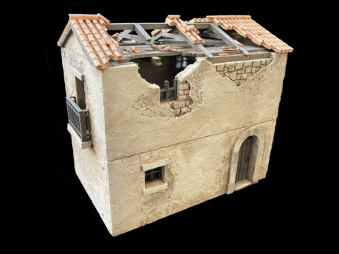 28mm 1:56 "Pantile Ruin A"