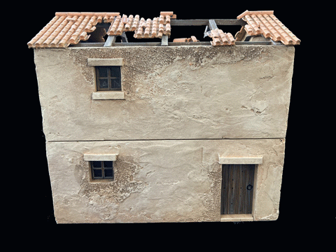 28mm 1:56 "Pantile Ruin A"