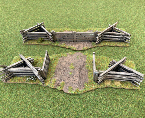 American Snake Fence "Double Gates" (set of 2)