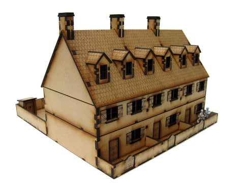 20mm 1:72 "The Terrace Front and Back Yards Set"