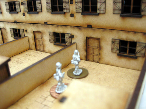 20mm 1:72 "The Terrace Front and Back Yards Set"