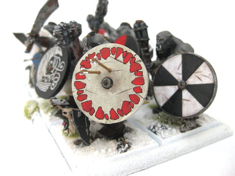 28mm 1:56 Fantasy Ogre Big Shields