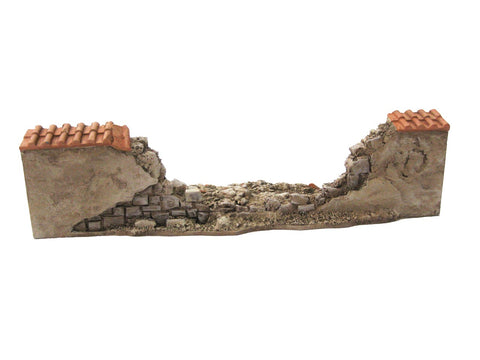 28mm 1:56 "Pantile Breached High Wall"