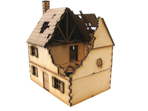 28mm 1:56 "Ruined House 2"