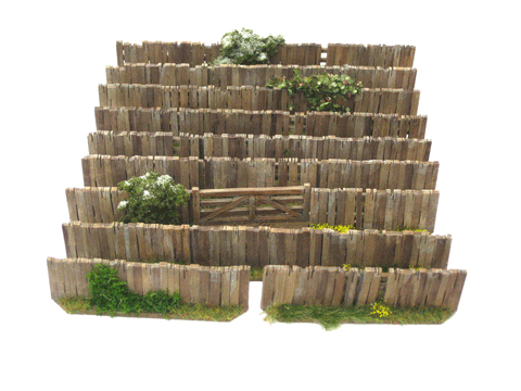 28mm 1:56 Rustic Fences 1.35m ( 54")