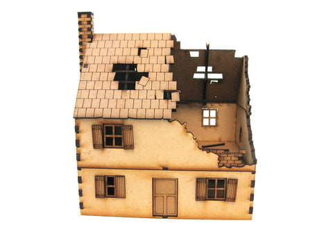 28mm 1:56 "Ruined House 2"