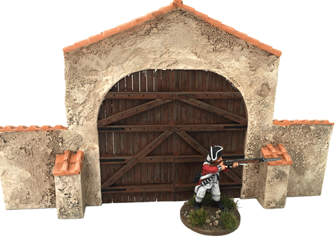 28mm 1:56 "Pantile Gate 1"