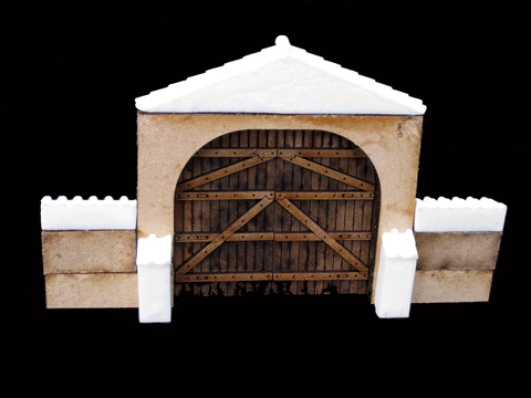 28mm 1:56 "Pantile Gate 1"