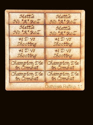 Oathmark Tokens "Halfling Spell"  Set