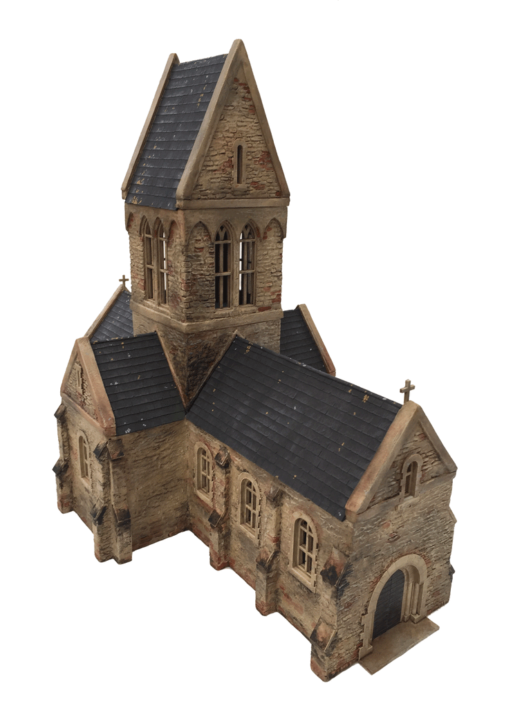 28mm 1:56 "Eglise" (French Church) PLAIN WALL VERSION