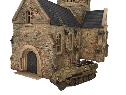 28mm 1:56 "Eglise" (French Church) PLAIN WALL VERSION