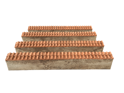 28mm 1:56 "Pantile Low Walls"
