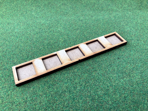 5 Man Skirmish Movement Tray for 20mm bases. (Oathmark size)