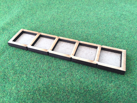 5 Man Movement Tray for 20mm bases. (Oathmark size)