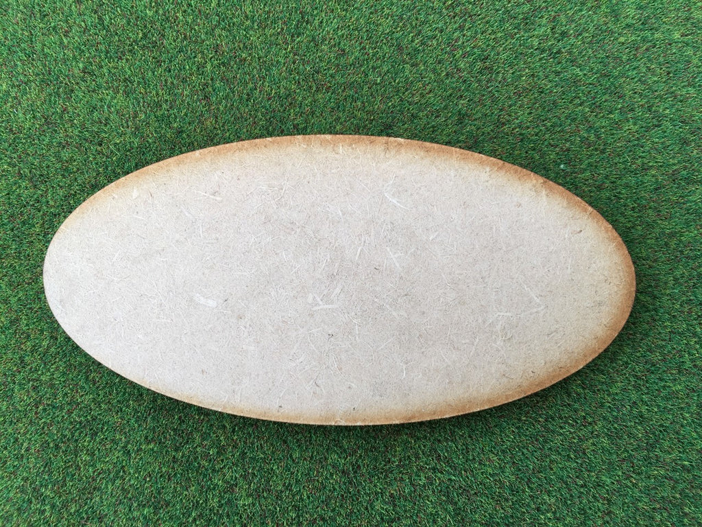 Oval Bases 100mm x 50mm  3mm thick: pack of 3