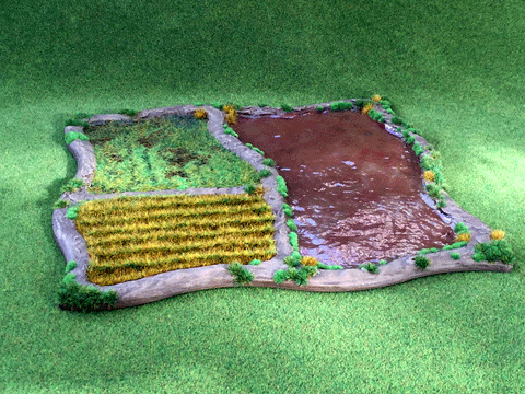 28mm 1:56 "Paddy Fields" ( SE Asia )