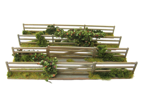 28mm 1:56 Post and Rail Fences 1.8M (Approx 6')