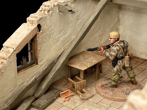 28mm 1:56 "Pantile Ruin B"