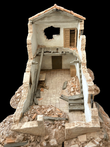 28mm 1:56 "Pantile Ruin B"