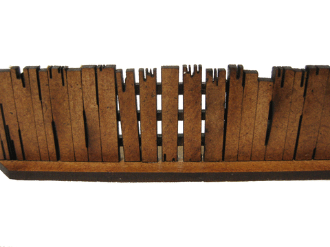 28mm 1:56 Rustic Fences 1.35m ( 54")