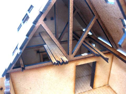 28mm 1:56 "Ruined House 2"
