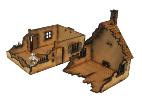 20mm 1:72 "Ruined House 1"