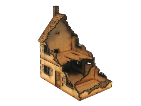 20mm 1:72 "Ruined House 1"