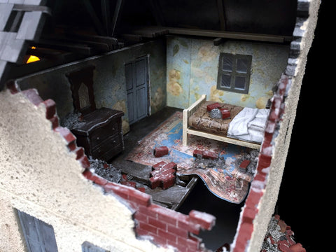 28mm 1:56 "Ruined House 2"