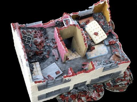 28mm 1:56 "Ruined House 3"