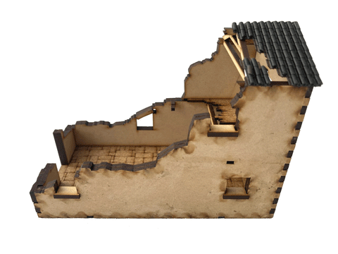 28mm 1:56 "Pantile Ruin B"