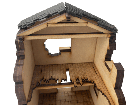 28mm 1:56 "Pantile Ruin B"