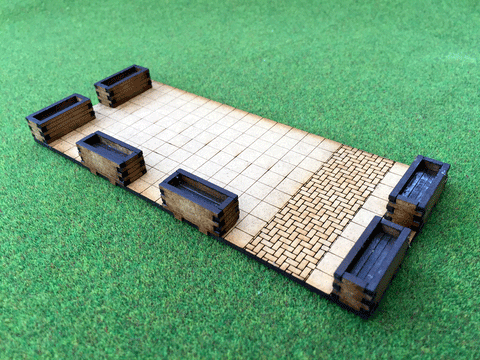 28mm 1:56 "Brasserie" front yard